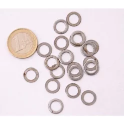 Ulfberth 1 Kg Flade Unnitteed Ringe, 8 Mm