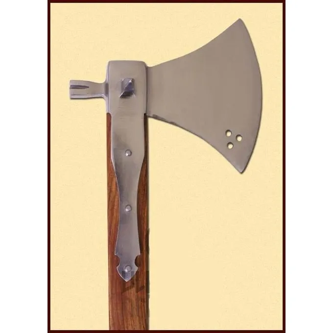 Ulfberth Axe Med Hammer, 16. århundrede 4 Ulfberth Axe Med Hammer, 16. århundrede - Billede 2