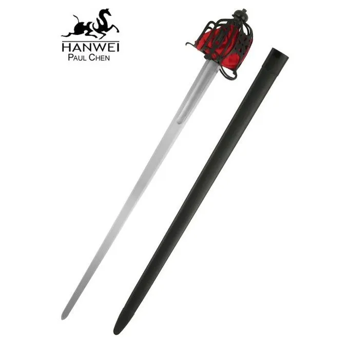 Hanwei Battle-Ready Basket Hilt Broadsword 4 Hanwei Battle-Ready Basket Hilt Broadsword - Billede 2