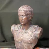 Bronzed Buste Kejser Augustus