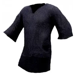 Brynjefrakke Med Mid-ærmer, Bruneret, 8 Mm