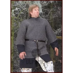 Ulfberth Brynjefrakke Med Mid-længde ærmer, Flade Ringe - Runde Nitter, 8 Mm