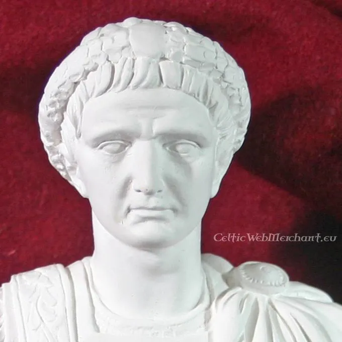 Bust Kejser Tiberius Claudius Nero 4 Bust Kejser Tiberius Claudius Nero - Billede 2