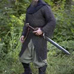 Epic Armoury Cavalry Brynje, Sort, Nittet