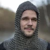 Epic Armoury Chainmail Coif Alaric, 9 Mm -Svaerd Salg chainmail coif alaric 9 mm