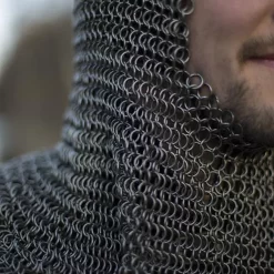 Epic Armoury Chainmail Coif Alaric, 9 Mm -Svaerd Salg chainmail coif alaric 9 mm 5