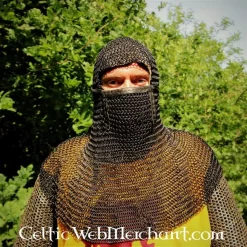 Coif Med Firkantet Visir, Sværtet, 8 Mm -Svaerd Salg coif med firkantet visir svaertet 8 mm 5