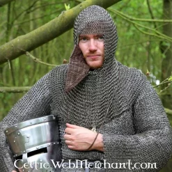Ulfberth Coif Med Trekantede Visir, 8 Mm