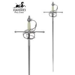 Hanwei Fejet Hilt Rapier Med Knoggreb