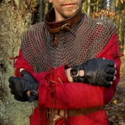 Epic Armoury Fingerløse Handsker I Læder, Sort -Svaerd Salg fingerlose handsker i laeder sort 2