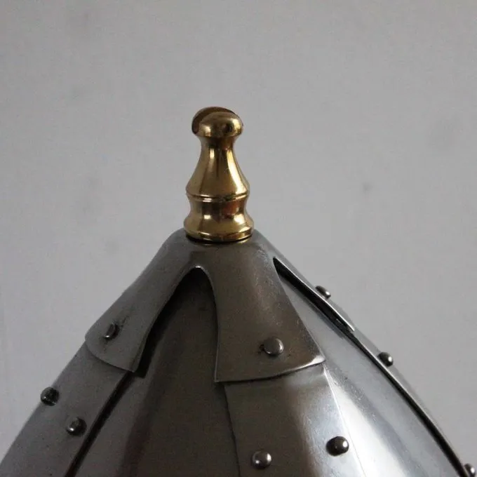 Deepeeka Germansk Hjelm Med Cheek Flapper 6 Deepeeka Germansk Hjelm Med Cheek Flapper - Billede 4