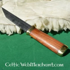 Ulfberth Germanske Kort Sax Af Damaskusstål 10 Ulfberth Germanske Kort Sax Af Damaskusstål -Svaerd Salg germanske kort sax af damaskusstal 3