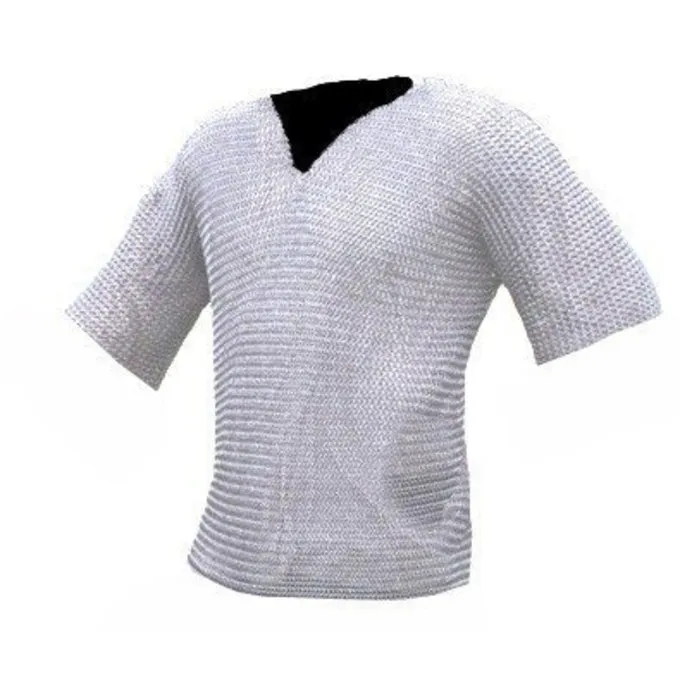 Kortærmet Brynjefrakke, Galvaniseret, 9 Mm 3 Kortærmet Brynjefrakke, Galvaniseret, 9 Mm