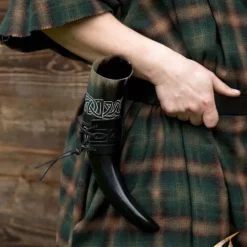 Svaerd Salg 16 Svaerd Salg -Svaerd Salg laeder drikkehorn indehaveren edda sort 1