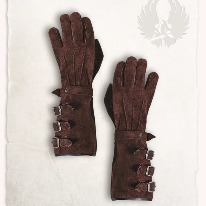 Mytholon Læderhandsker Kandor Brune 4 Mytholon Læderhandsker Kandor Brune - Billede 2