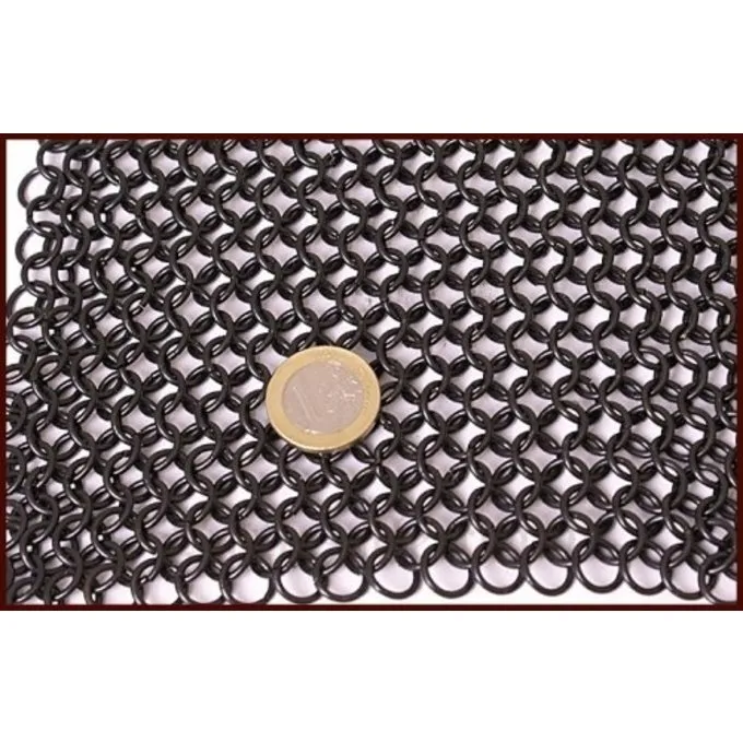 Langærmede Brynjefrakke, Sværtede, 8 Mm 5 Langærmede Brynjefrakke, Sværtede, 8 Mm - Billede 3