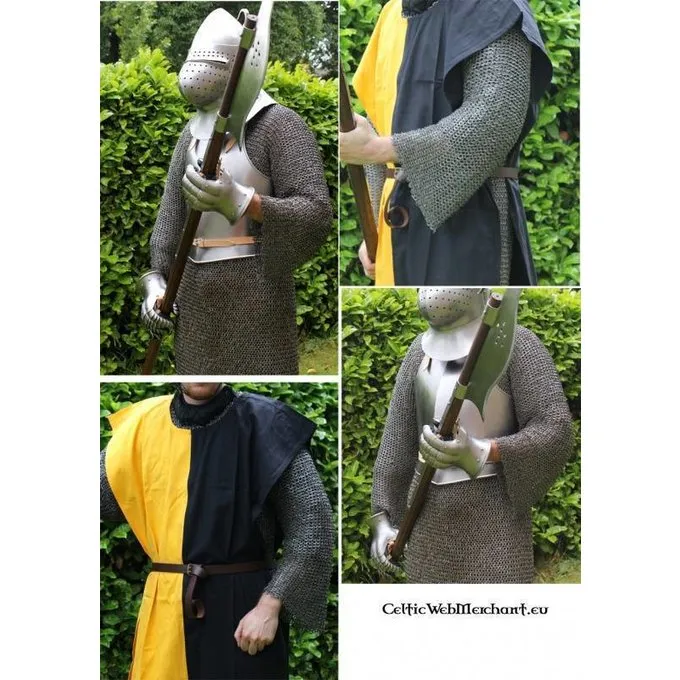 Langærmede Brynjefrakke, Sværtede, 8 Mm 3 Langærmede Brynjefrakke, Sværtede, 8 Mm