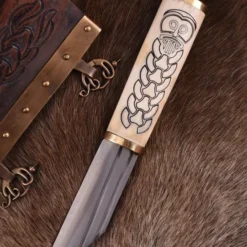 Deepeeka Lille Nordisk Vikingesex Med Dekoreret Knoglegreb -Svaerd Salg lille nordisk vikingesex med dekoreret knoglegreb 2