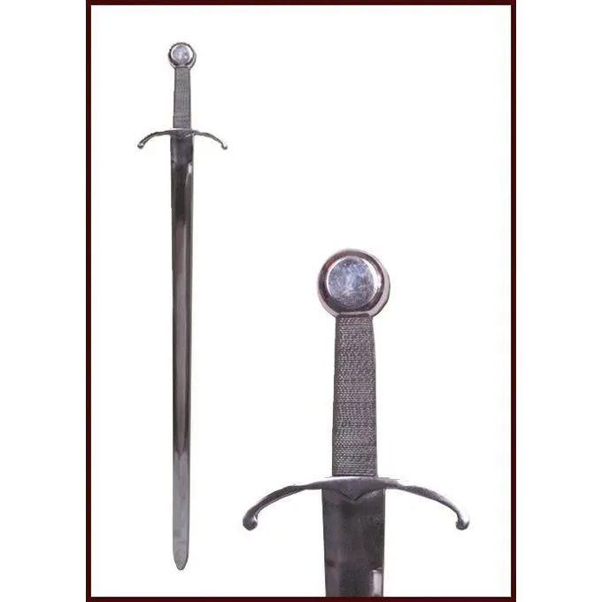 Deepeeka Middelalderlig Sværd Med Bøjet Korsværn 4 Deepeeka Middelalderlig Sværd Med Bøjet Korsværn - Billede 2