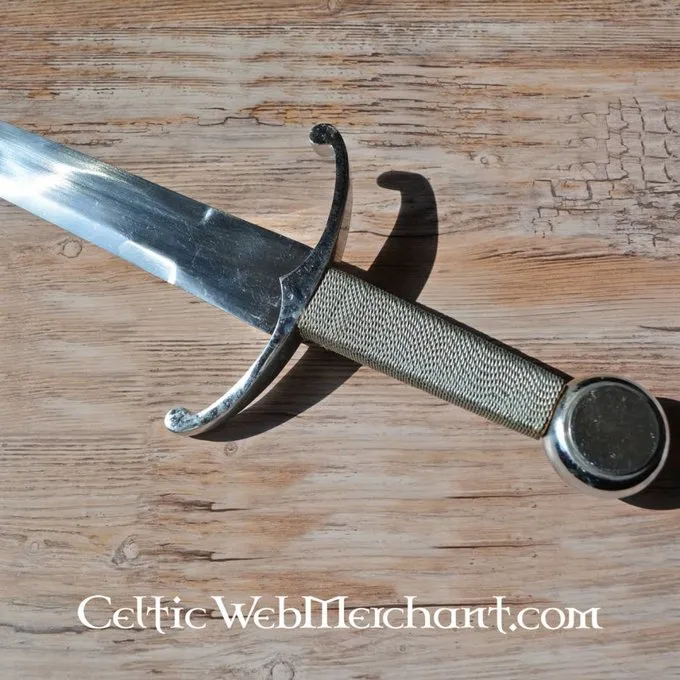 Deepeeka Middelalderlig Sværd Med Bøjet Korsværn 3 Deepeeka Middelalderlig Sværd Med Bøjet Korsværn