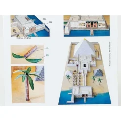 Model Byggesæt Pyramide Tempel -Svaerd Salg model byggesaet pyramide tempel 2