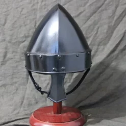 Mytholon Norman Nasal Hjelm Baldric Bruneret -Svaerd Salg norman nasal hjelm baldric bruneret 3