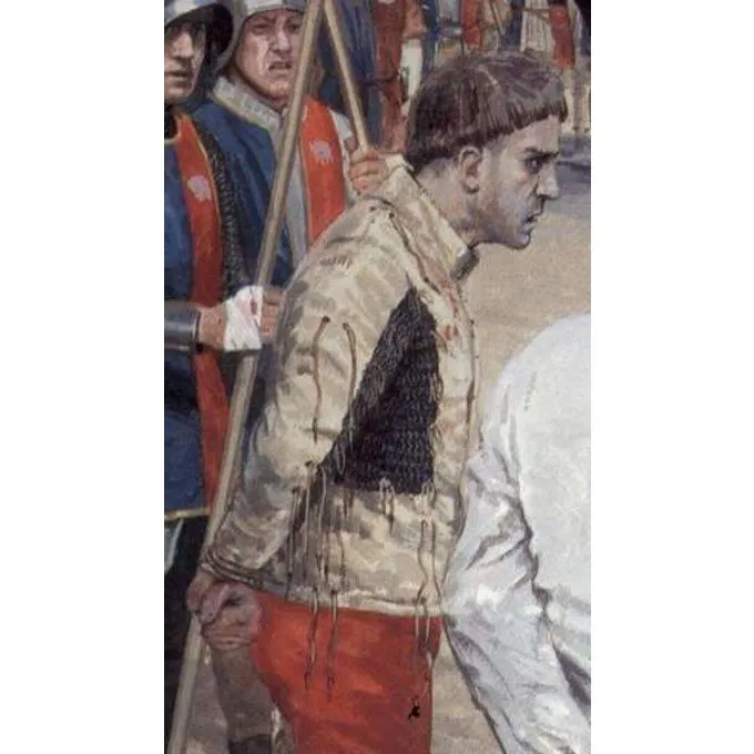 Ulfberth Par Benbeskyttere, Flade Ringe - Kile Nitter, 8 Mm 4 Ulfberth Par Benbeskyttere, Flade Ringe - Kile Nitter, 8 Mm - Billede 2