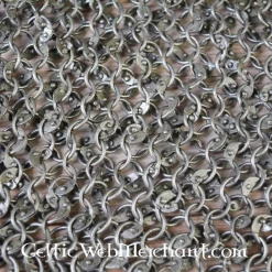 Ulfberth Ringbrynje Skulder Stykke, Runde Ringe - Runde Nitter, 8 Mm -Svaerd Salg ringbrynje skulder stykke runde ringe runde nitter 2