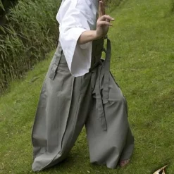 Epic Armoury Samurai Bukser, Grå -Svaerd Salg samurai bukser gra 2