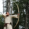 Skytte Bue Nyopførelse / Larp, ​​58" (147 Cm) Lysebrun, 25 Lbs -Svaerd Salg skytte bue nyopforelse larp 58 147 cm lysebrun 25