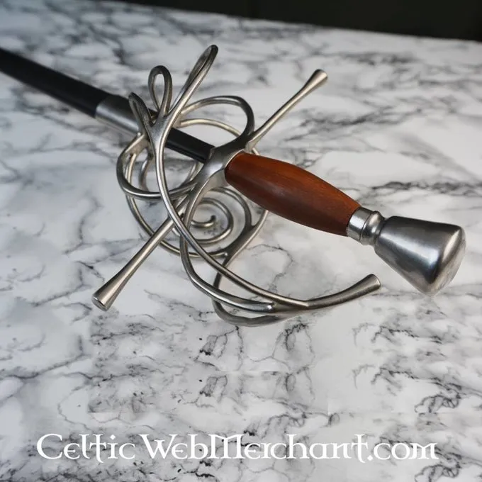 Hanwei Tysk Rapir Med Drejet Fæstet 3 Hanwei Tysk Rapir Med Drejet Fæstet