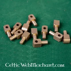 Vervelles, Messing Stifter Til Bascinet Hjelme Og Rustninger, Sæt Med 12 -Svaerd Salg vervelles messing stifter til bascinet hjelme og r 4