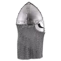 Ulfberth Viking-brillehjelm Med Kædemail 1,6 Mm 9 Ulfberth Viking-brillehjelm Med Kædemail 1,6 Mm -Svaerd Salg viking brillehjelm med kaedemail 16 mm 2