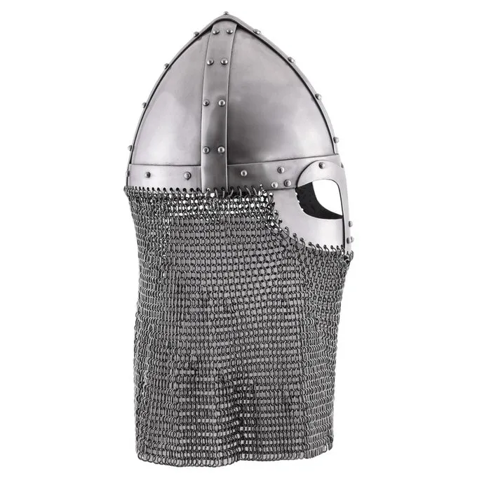 Ulfberth Viking-brillehjelm Med Kædemail 1,6 Mm 5 Ulfberth Viking-brillehjelm Med Kædemail 1,6 Mm - Billede 3