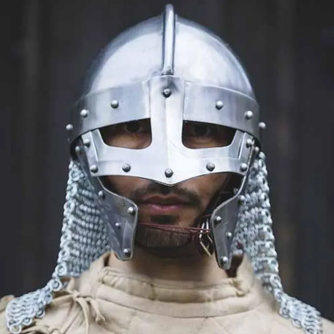Epic Armoury Viking-brillehjelm Med Kædemail 3 Epic Armoury Viking-brillehjelm Med Kædemail