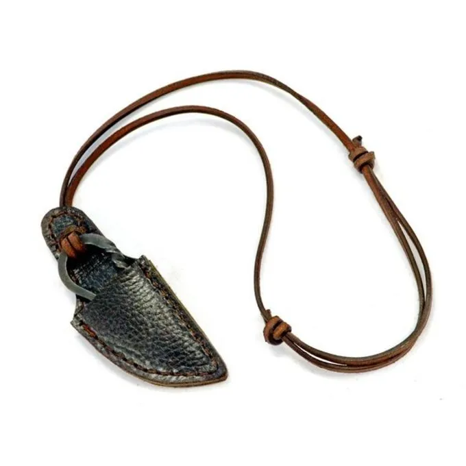 Viking Hals Kniv Kulstofstål 6 Viking Hals Kniv Kulstofstål - Billede 4