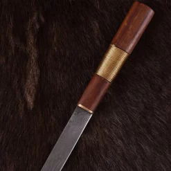 SPQR Viking Kniv Kattegat, Damaskus Stål -Svaerd Salg viking kniv kattegat damaskus stal 1
