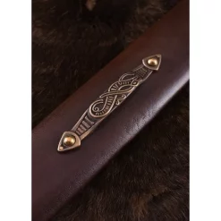 Deepeeka Viking Sværd ø Eigg Damascus Stål, Læder Greb -Svaerd Salg viking svaerd o eigg damascus stal laeder greb 4